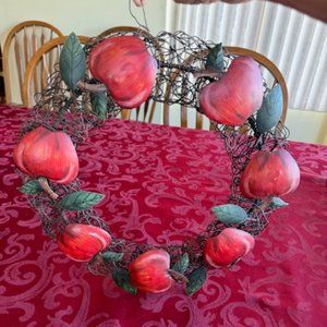 Vintage - Metal Apple Wreath